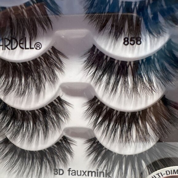 Ardell 3D Lashes Faux Mink 858 Lightweight Reusable & Multi-Dimensional 4 Pair - Picture 2 of 4